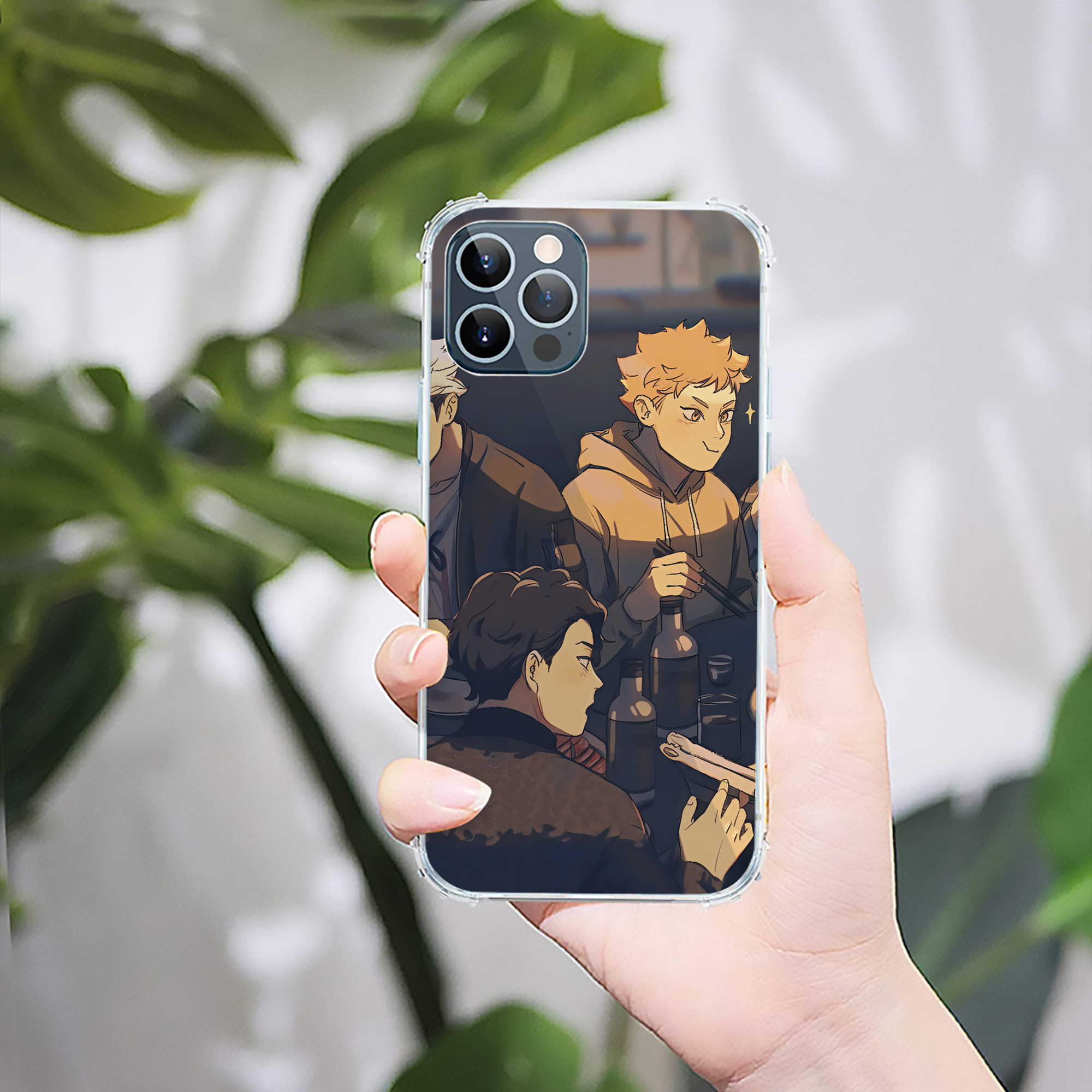ハイキュー!! Haikyu!! 【iPhone 12シリーズ対応】透明スマホケース（クリアソフトケース）